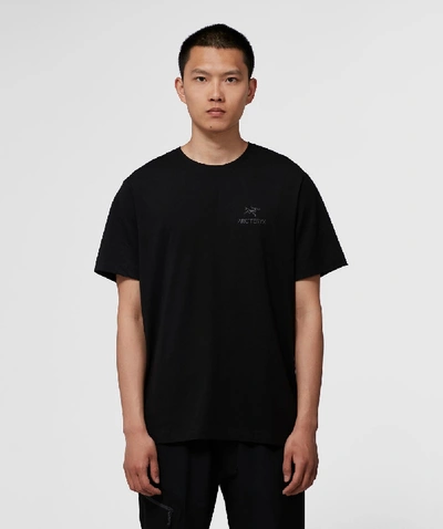 Shop Arc'teryx Emblem T-shirt In Black