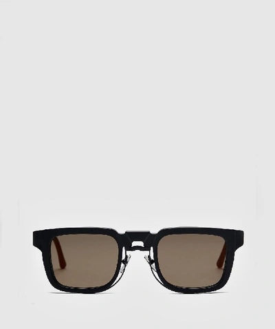 Shop Kuboraum N4 Square Sunglasses In Black