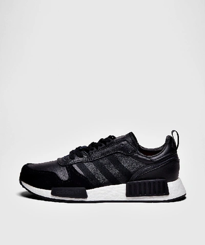 Adidas Originals Boston Super Rx1 Nylon & Suede Sneakers In Black |