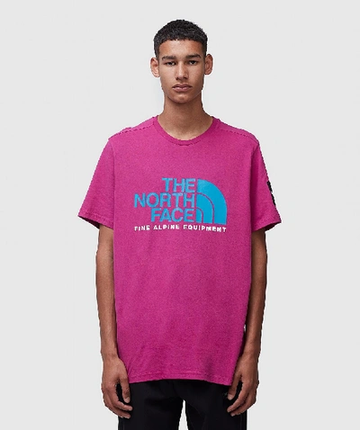 The North Face Fine 2 Cotton Jersey T-shirt In Фуксия | ModeSens