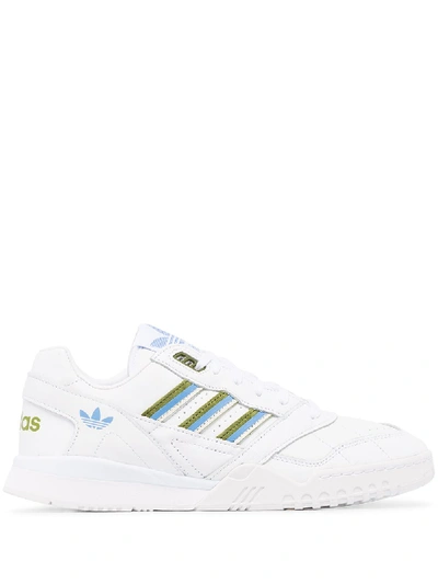 Shop Adidas Originals Ar Leather Low-top Sneakers In White