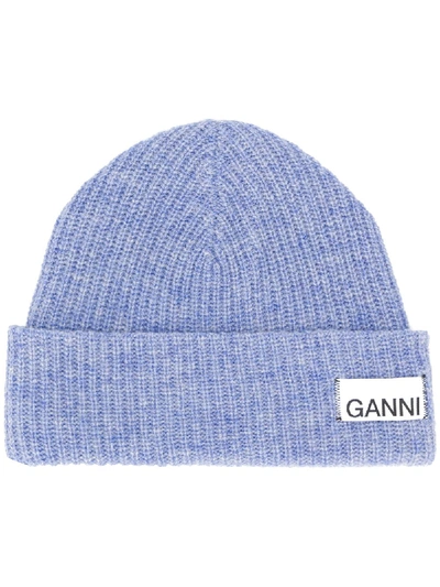 RIBBED LOGO BEANIE