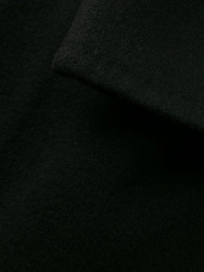 Shop Paul Smith Logo Detail Oversized Coat In Black