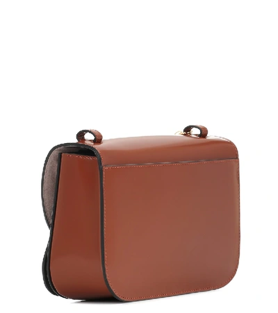 Shop Jw Anderson Keyts Leather Shoulder Bag In Multicoloured