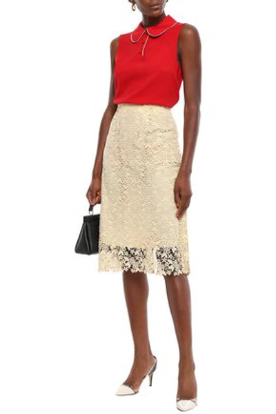 Shop Dolce & Gabbana Woman Crepe Top Red
