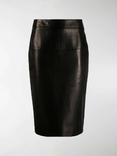 Shop Tom Ford Mid-length Pencil Skirt In Black