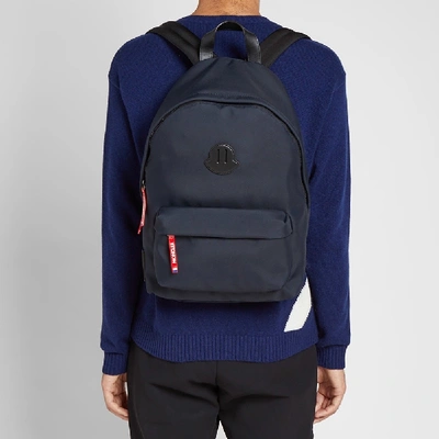 Shop Moncler Pierrick Backpack In Blue