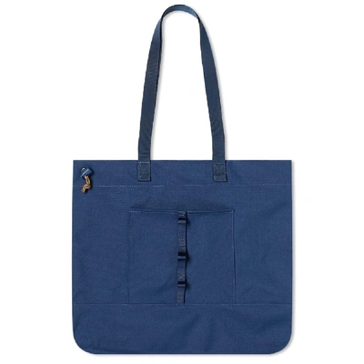 Shop Ymc You Must Create Ymc Climber Tote Bag In Blue