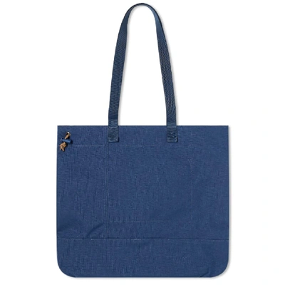 Shop Ymc You Must Create Ymc Climber Tote Bag In Blue