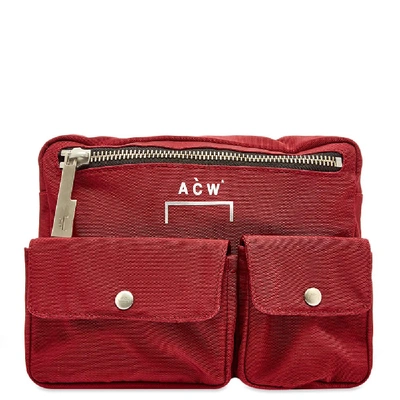 Shop A-cold-wall* Abdomen Bag In Burgundy