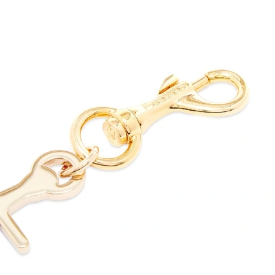 Shop Jw Anderson Logo Keyring In White