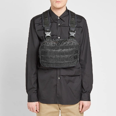 Shop Junya Watanabe Man Tactical Chest Rig Bag In Black