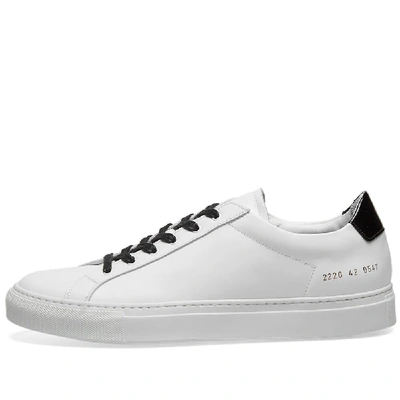 Shop Common Projects Retro Low Glossy In White