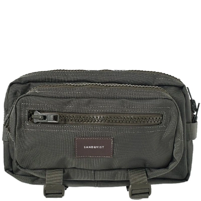 Shop Sandqvist Felix Ballistic Waist Bag In Green