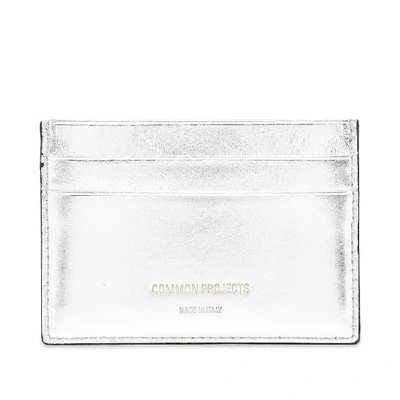Shop Common Projects Multi Card Holder In Silver