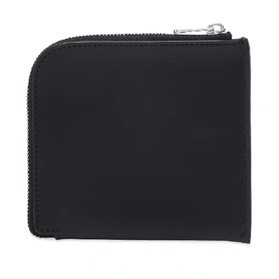 Shop Apc A.p.c. Aiko Compact Zip Wallet In Black