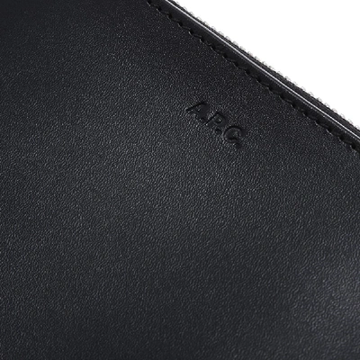 Shop Apc A.p.c. Aiko Compact Zip Wallet In Black