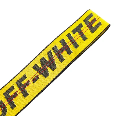 Shop Off-white Taped Key Chain In Yellow