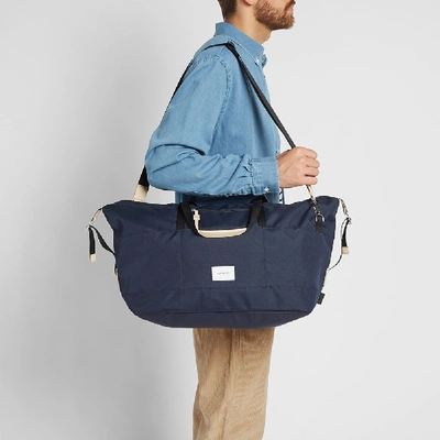 Shop Sandqvist Milton Weekend Bag In Blue