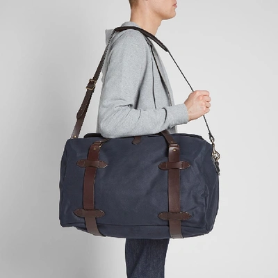 Shop Filson Medium Duffel Bag In Blue