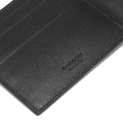 Shop Givenchy Wave Logo Billfold Wallet In Black