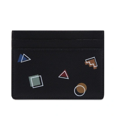 Shop Saint Laurent Candy Print Card Holder In Black