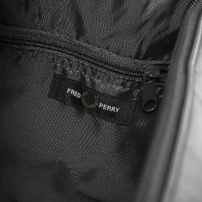 Shop Fred Perry Authentic Tonal Barrel Bag In Black