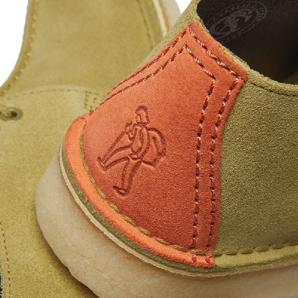 clarks desert trek khaki suede