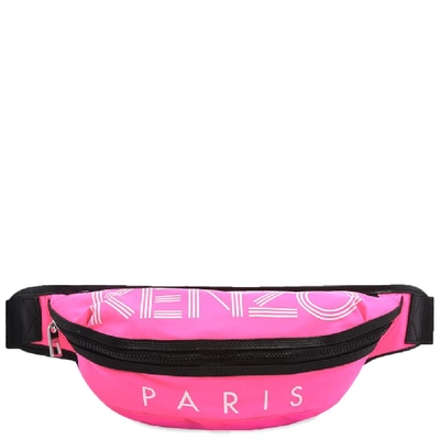 Shop Kenzo Paris Logo Cross Body Bag In Pink