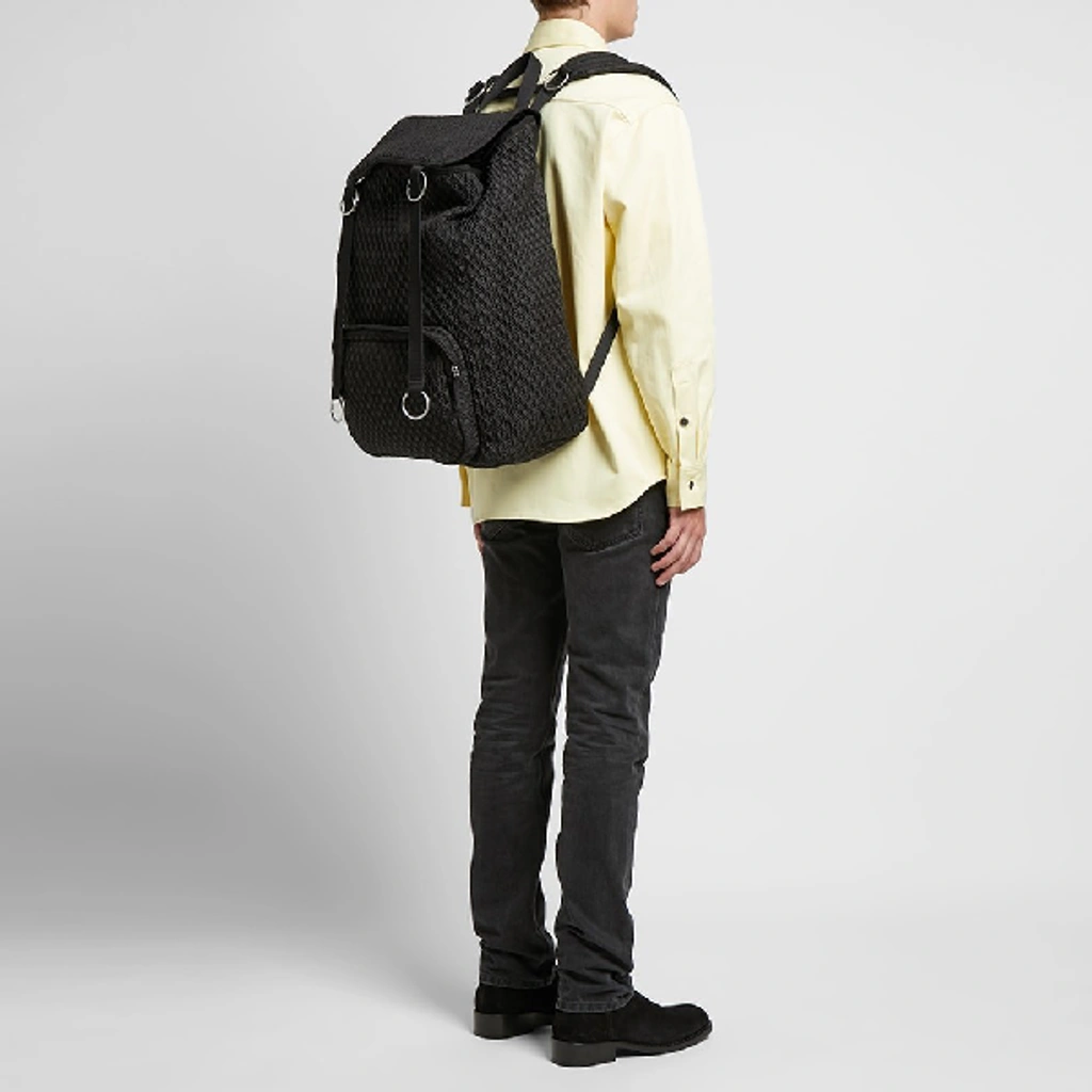 Eastpak X Raf Simons Topload Loop Backpack In Black ModeSens