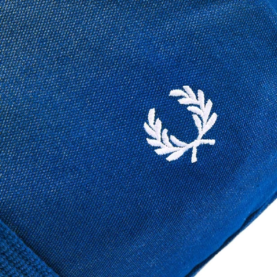 Shop Fred Perry Laurel Logo Barrel Bag In Blue