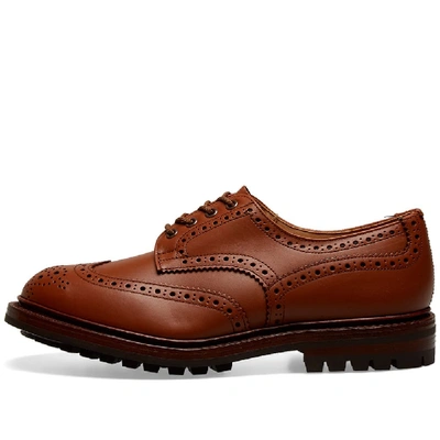 Shop Tricker's Keswick Commando Derby Brogue In Brown