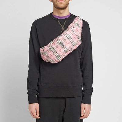 Shop Opening Ceremony Plaid Waist Bag In Pink