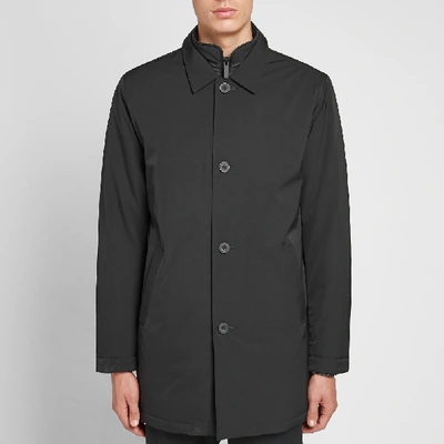 Shop Nn07 Blake Technical Car Coat In Black