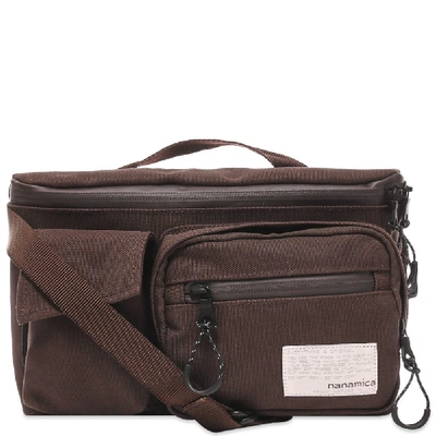 Shop Nanamica Waist Bag In Brown