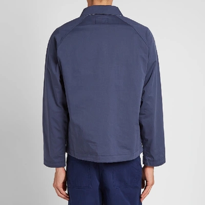 Shop Albam Density Recon Sailing Popover Jacket In Blue