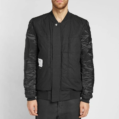 Shop End. X Rick Owens Drkshdw Cop Flight Jacket In Black