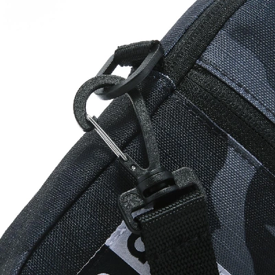 Shop Adidas Originals Adidas Camo Festival Bag In Grey