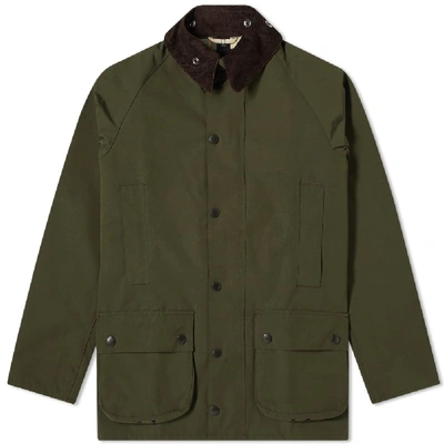 Shop Barbour Sl Beaufort Casual Jacket - White Label In Green