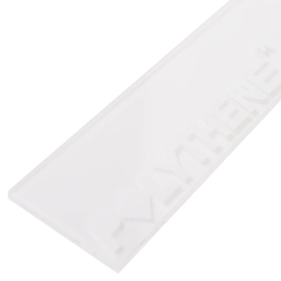 Shop Polythene Optics Clear Acrylic Keyring In White