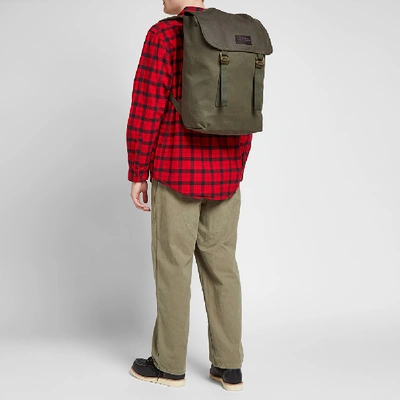 Shop Filson Rugged Twill Ranger Backpack In Green