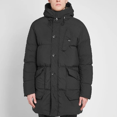 Shop Ten C Heavy Down Parka In Black