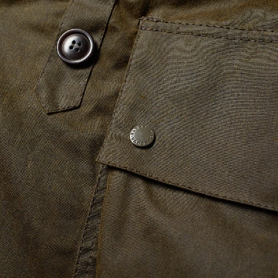 Barbour X Engineered Garments Mackinaw Wax Jacket In Green | ModeSens