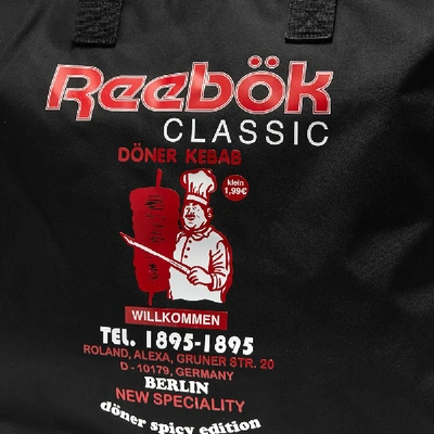 Shop Reebok Doner Tote Bag In Black