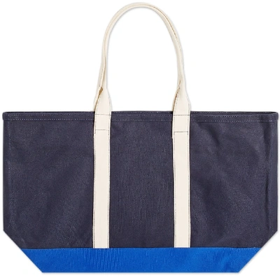Shop Norse Projects Stefan Beach Bag In Blue