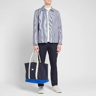 Shop Norse Projects Stefan Beach Bag In Blue