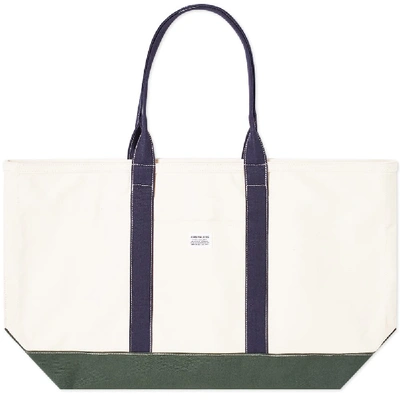 Shop Norse Projects Stefan Beach Bag In White