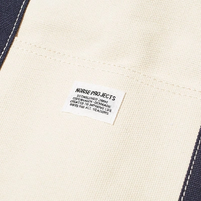 Shop Norse Projects Stefan Beach Bag In White