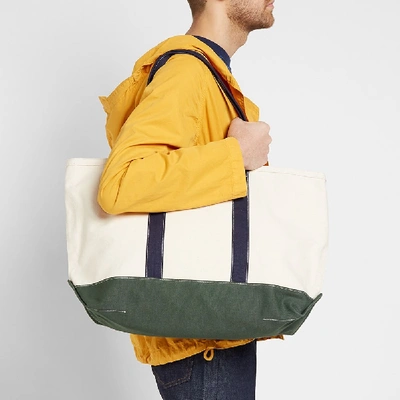 Shop Norse Projects Stefan Beach Bag In White