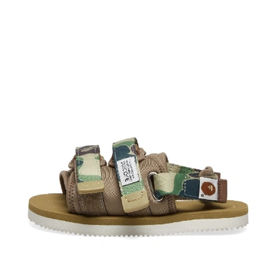 Shop Suicoke X Bape Kids Og-056 In Green